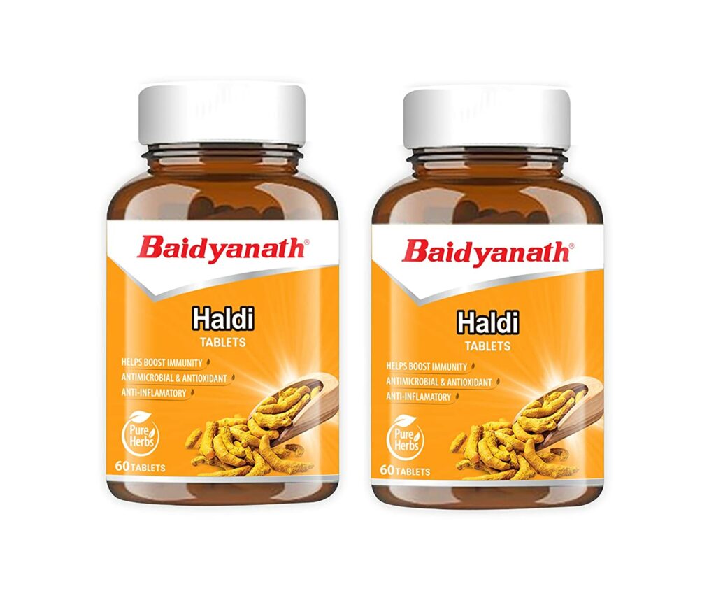 baidyanath curcumin bottle