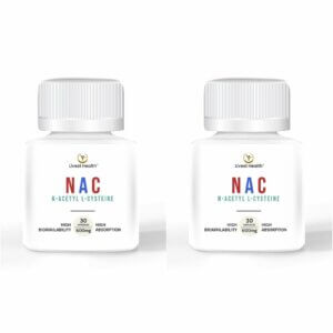 N-Acetyl L-Cysteine (NAC) 600 mg 60 Veg Capsules for Respiratory, Lung Health and Detox