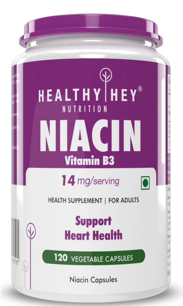 Healthy Hey Nutrition Niacin (Vitamin B3) supplement