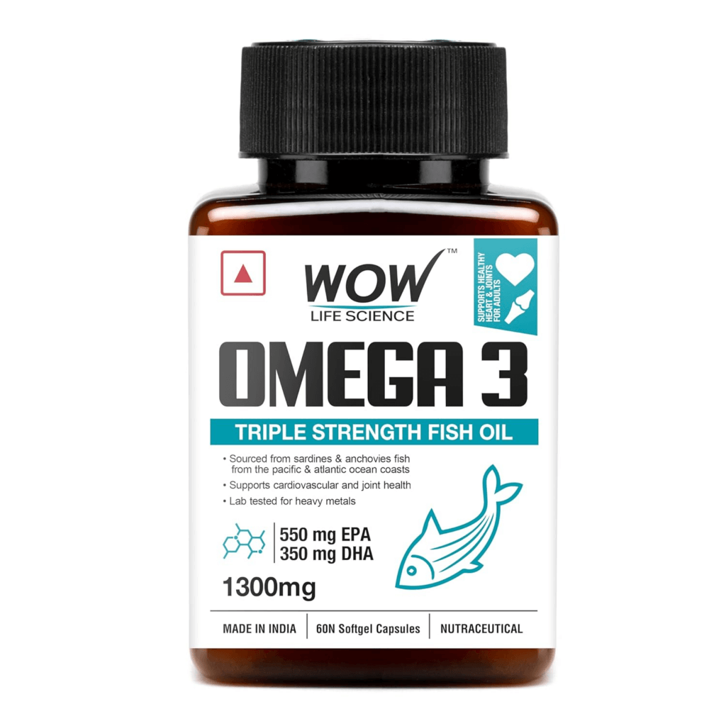 Wow life science Omega 3 Triple strength fish oil