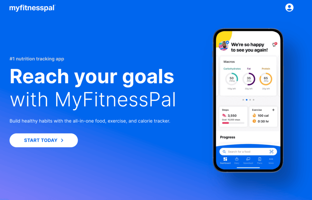 Myfitnesspal health and fitness app